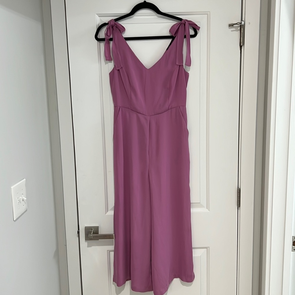 Romeo & Juliet Couture purple cropped jumpsuit